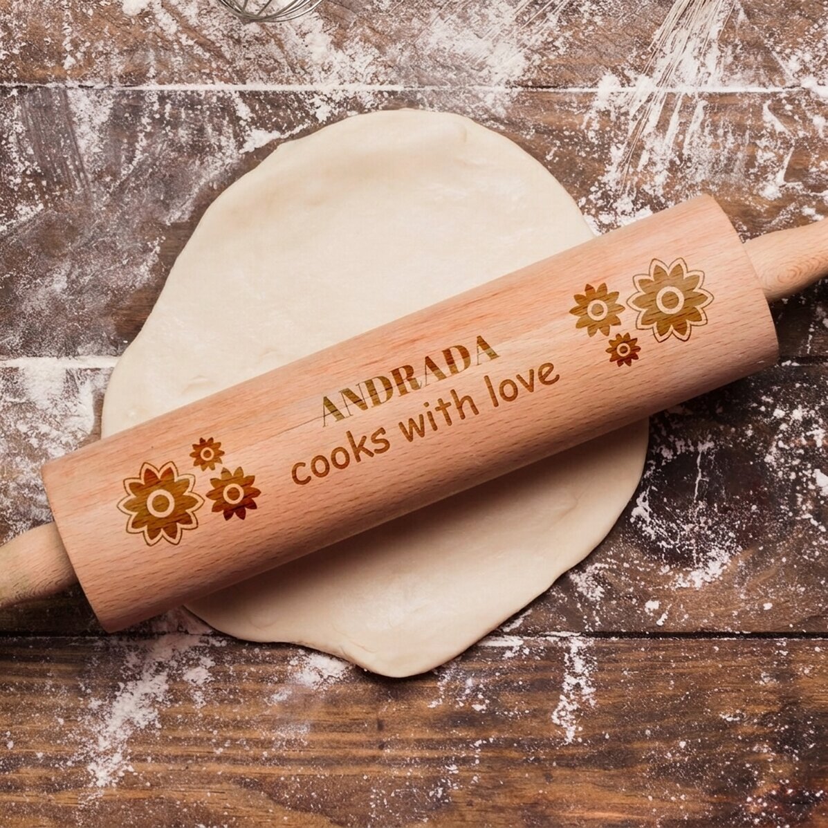 Mestolo di legno personalizzato - Cucina con amore