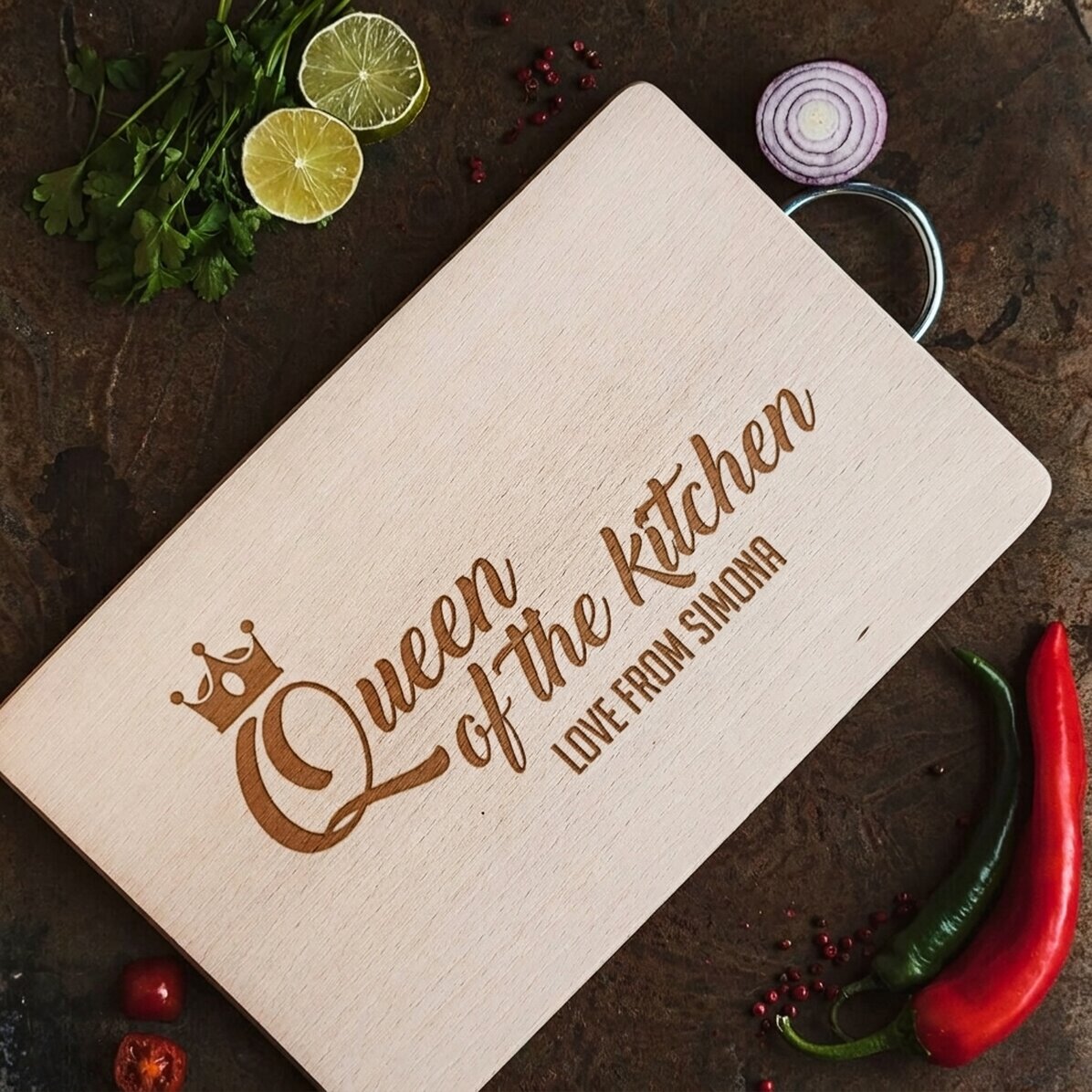 Tagliere personalizzato - Queen Of The Kitchen