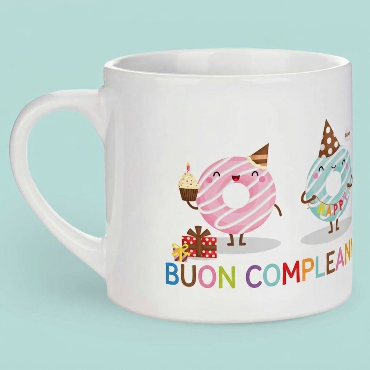 Tazza personalizzata per bambini con scritta - Donuts