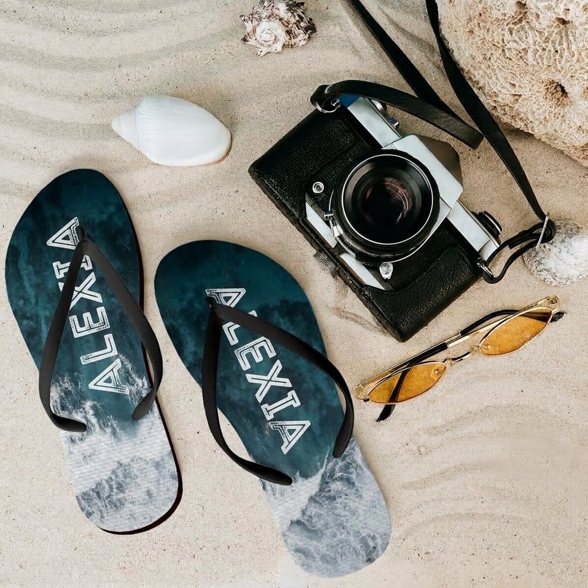 Infradito personalizzate con nome - Ocean