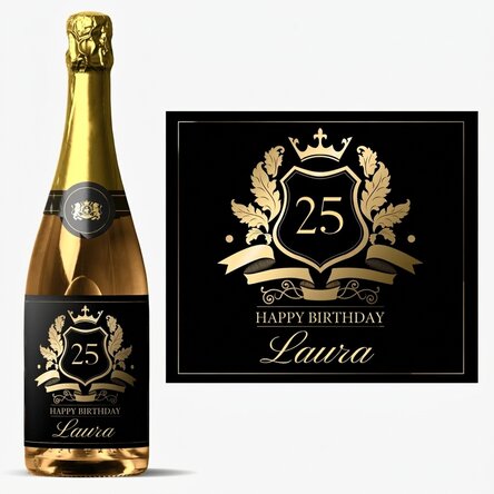 Spumante personalizzato con scritta - Royalty