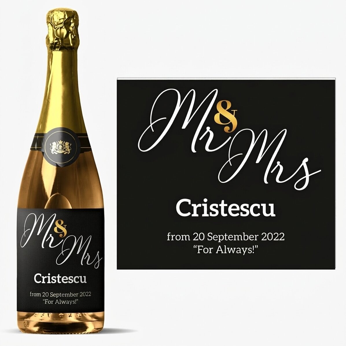 Spumante personalizzato con scritta - Celebrating life