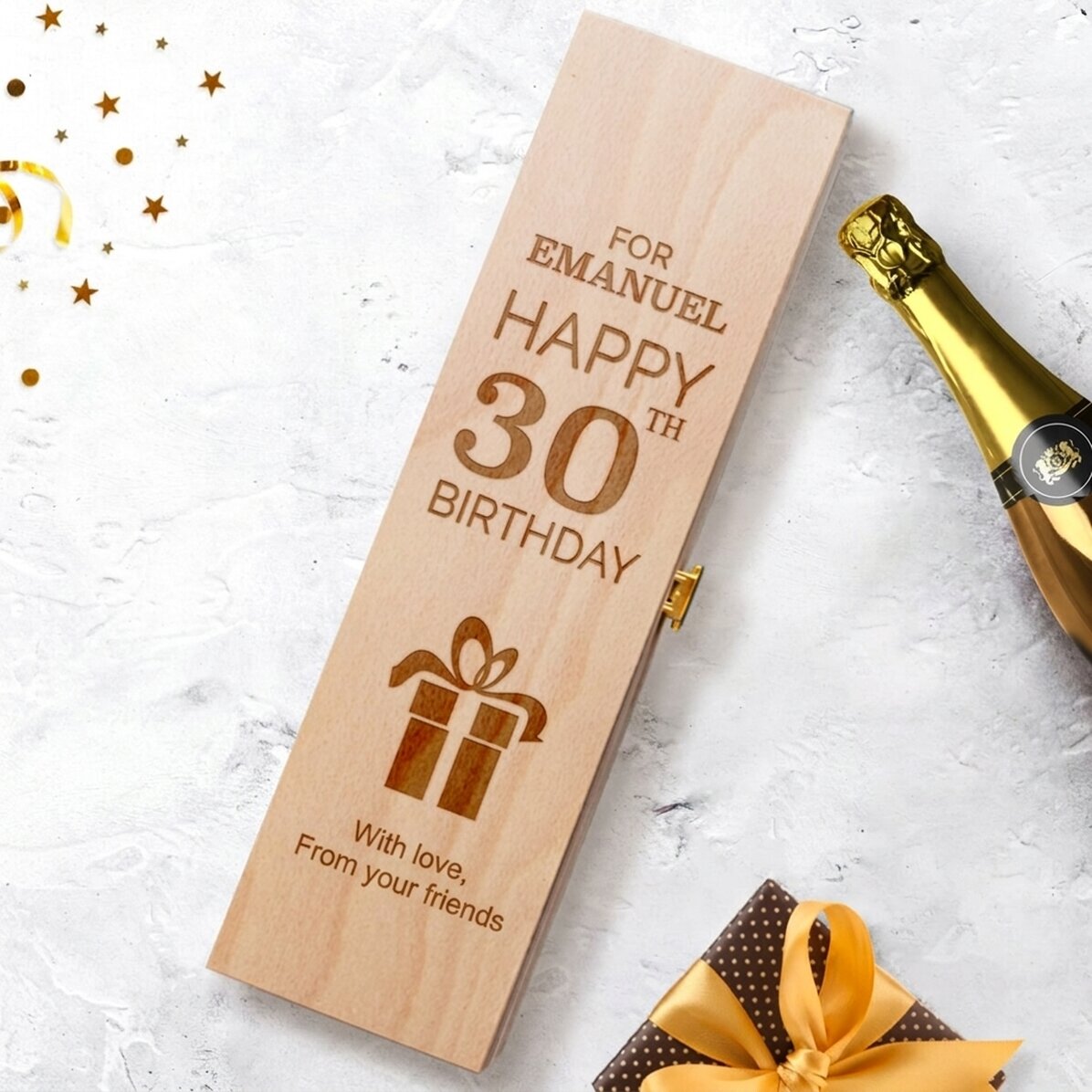 Confezione personalizzata di spumante - Regalo di compleanno