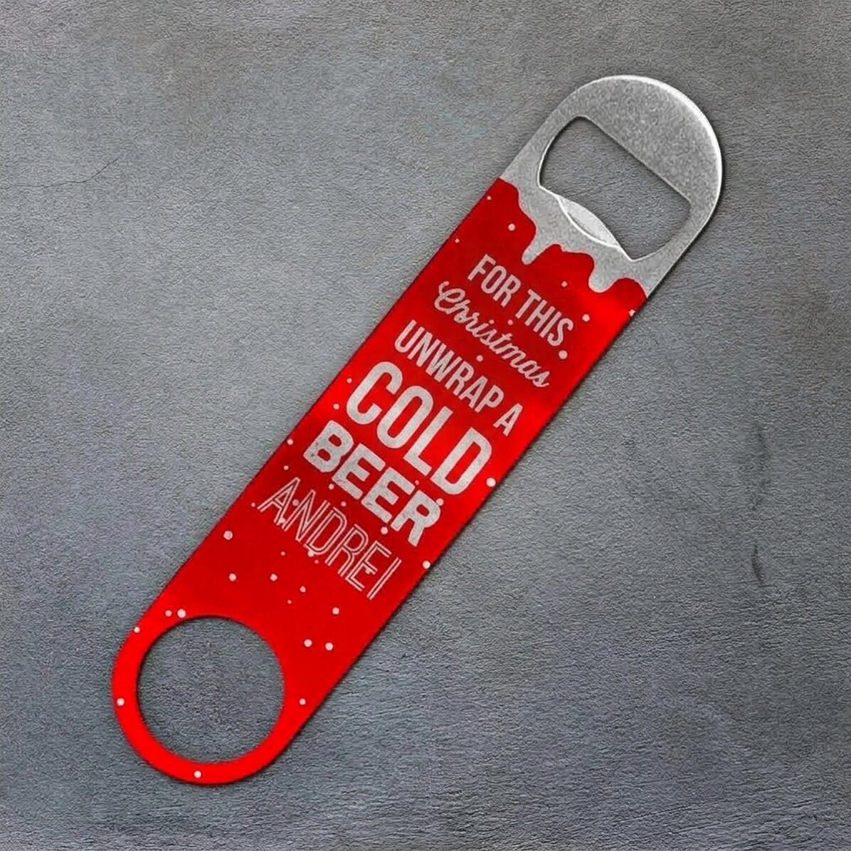 Apribottiglie personalizzato con scritta - This Christmas