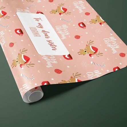 Carta da regalo personalizzata con testo incorniciato - Sweet Christmas