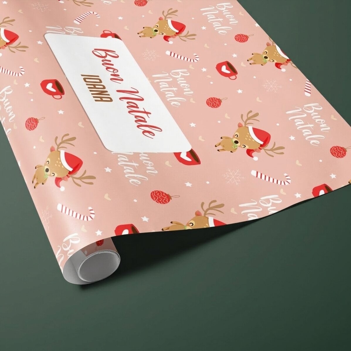 Carta da regalo personalizzata con testo incorniciato - Sweet Christmas