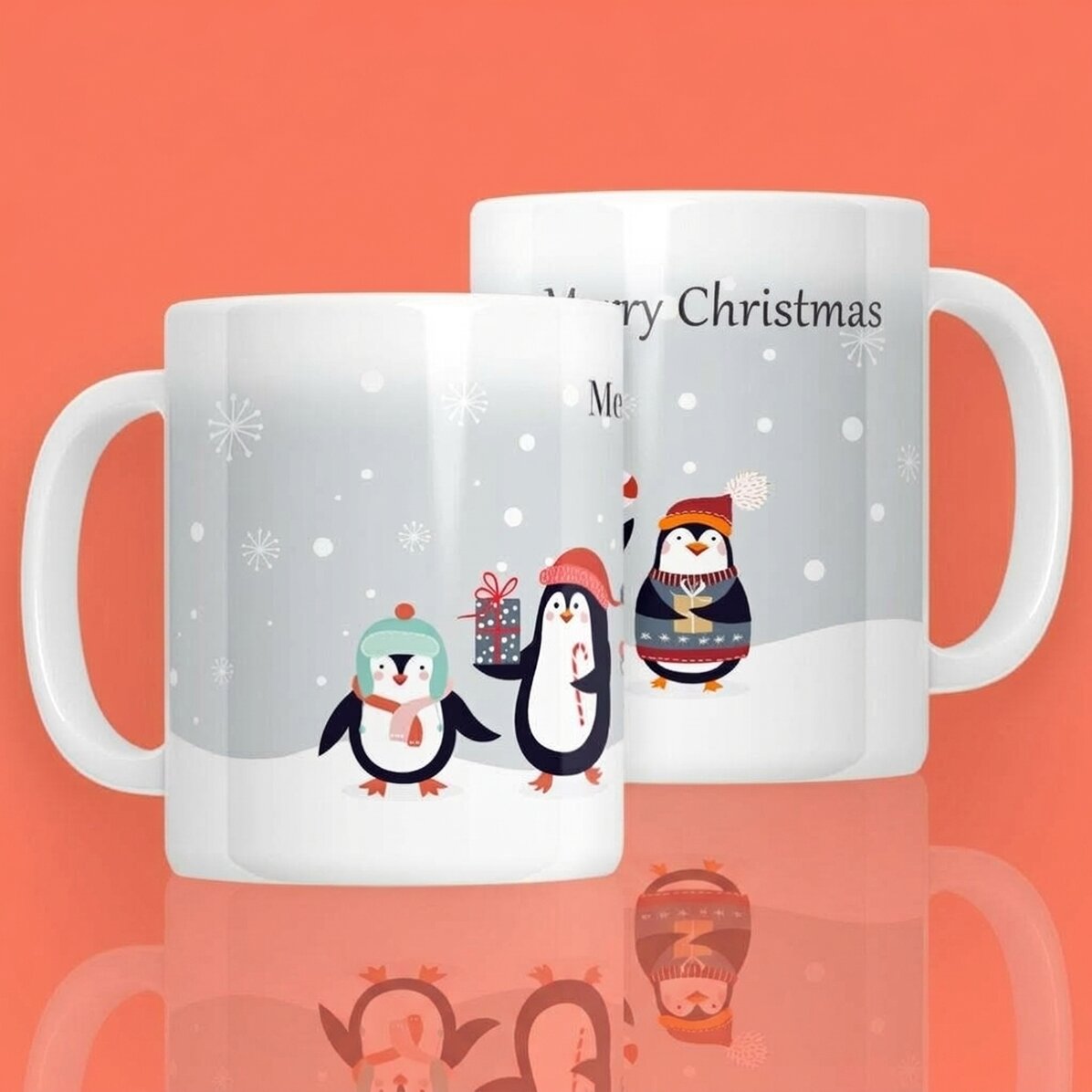 Tazza personalizzata con scritta - Pinguini