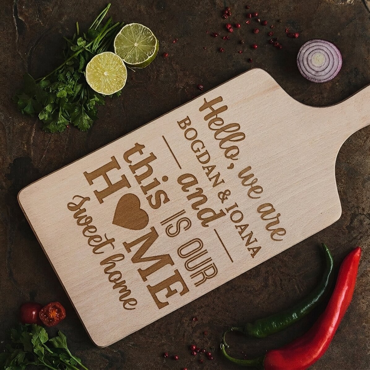 Tagliere personalizzato - Home Sweet Home
