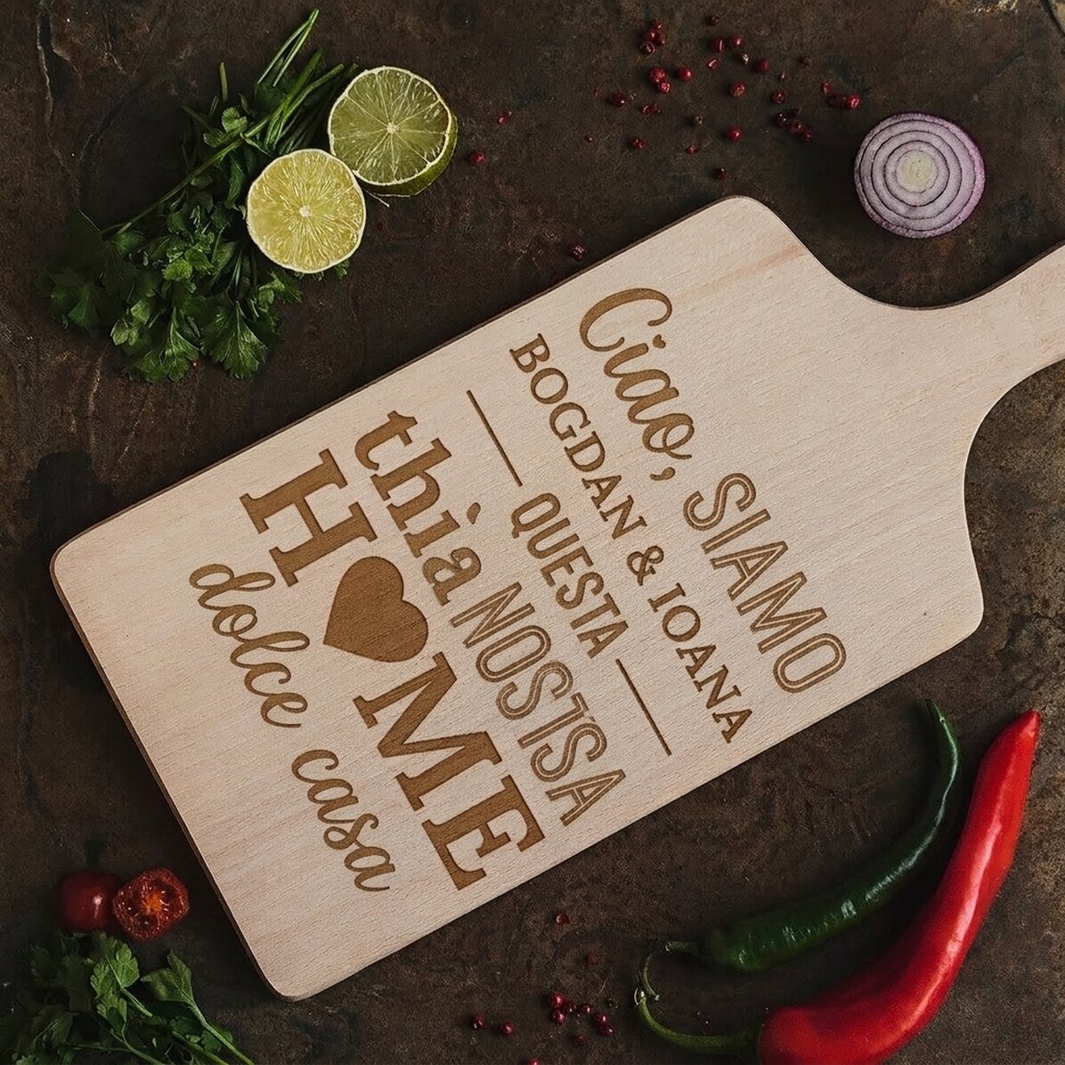 Tagliere personalizzato - Home Sweet Home