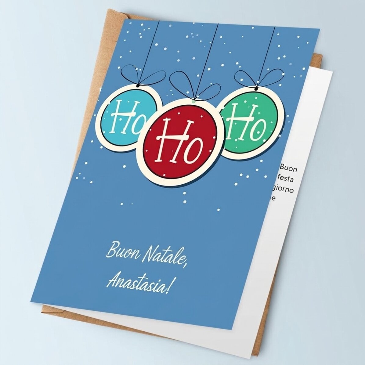Biglietto di auguri personalizzato - Globe ho, ho, ho!