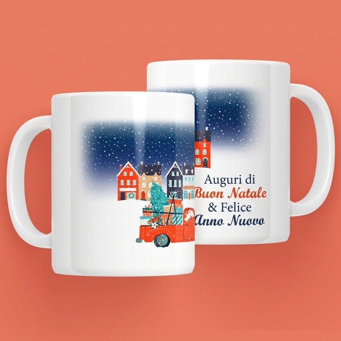 Tazza personalizzata con scritta - Christmas Night