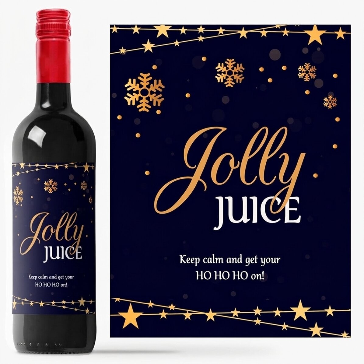 Vino personalizzato con scritta - Jolly juice