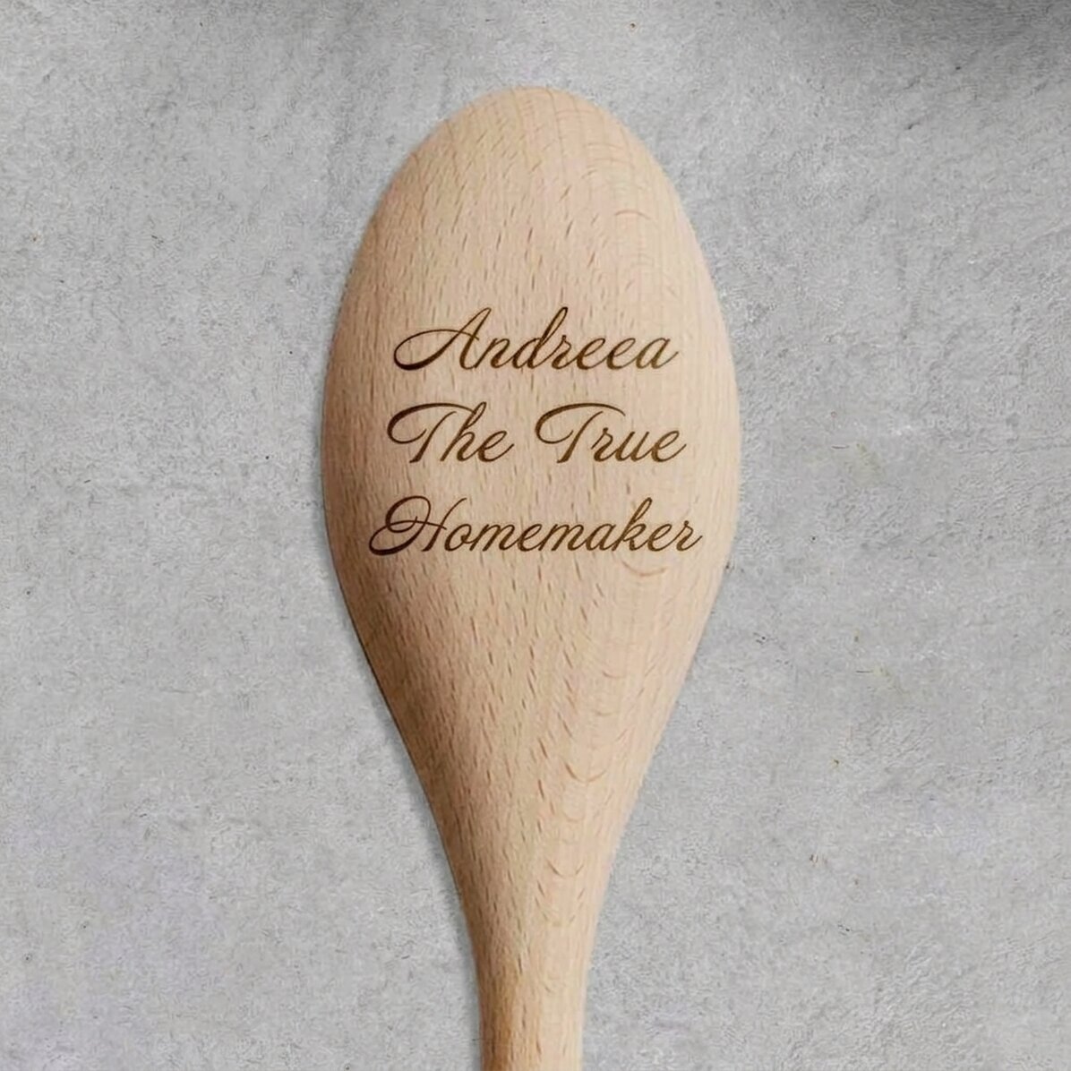 Cucchiaio di legno personalizzato - La vera casalinga