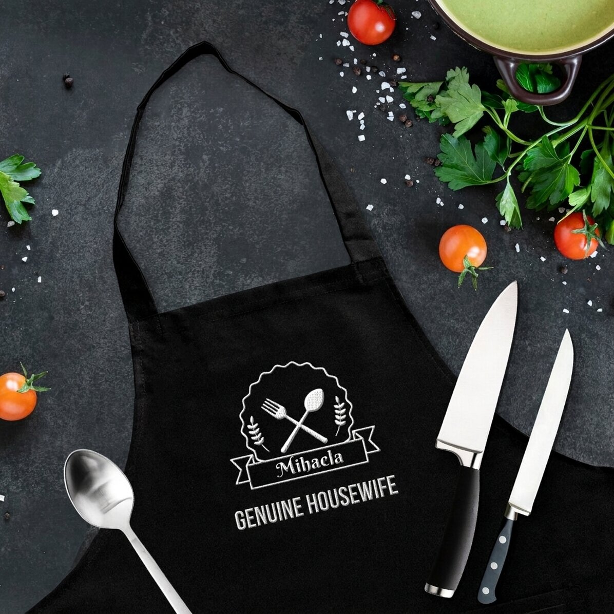 Set personalizzato con scritta - La vera casalinga