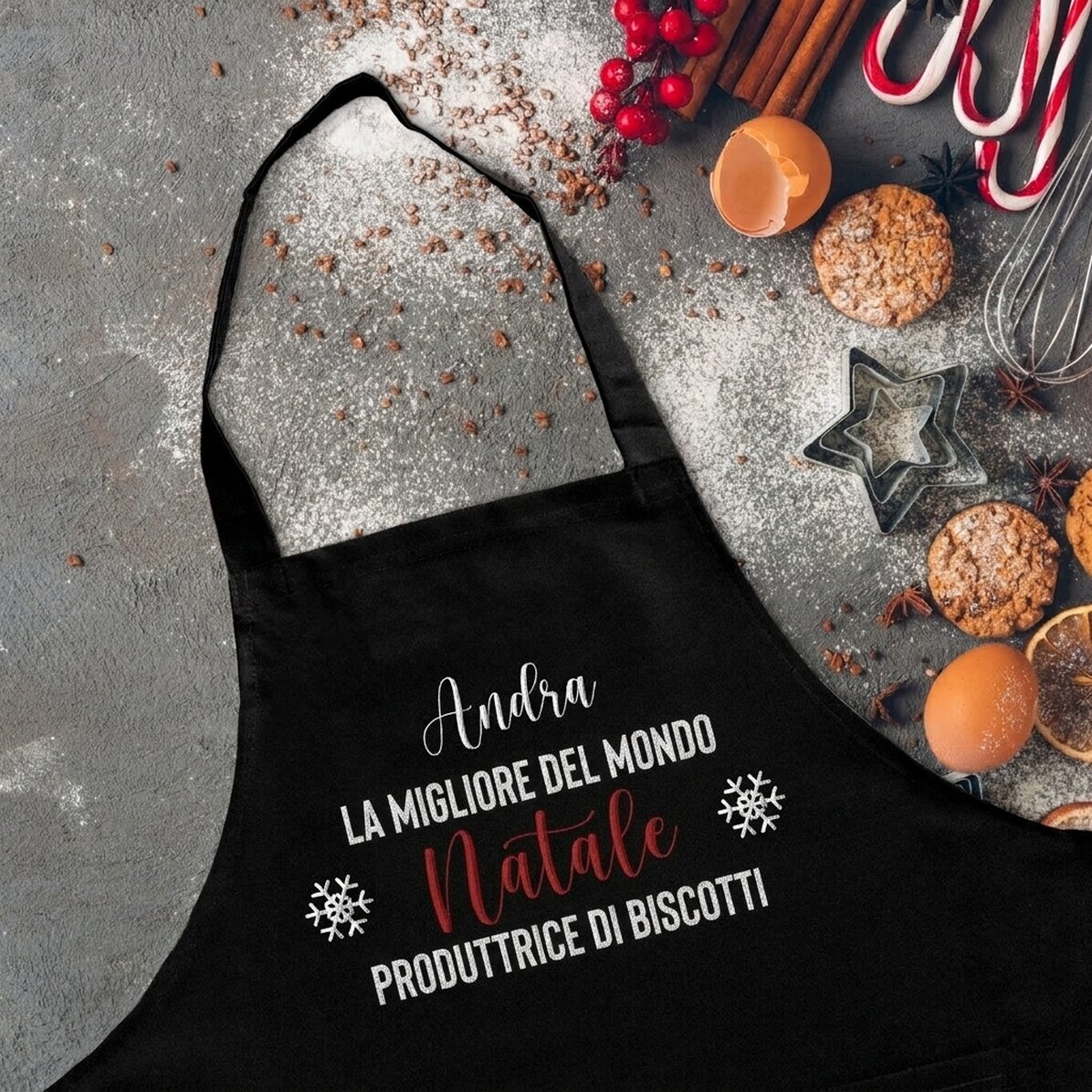 Confezione personalizzata con testo - Il miglior stampo per biscotti di Natale