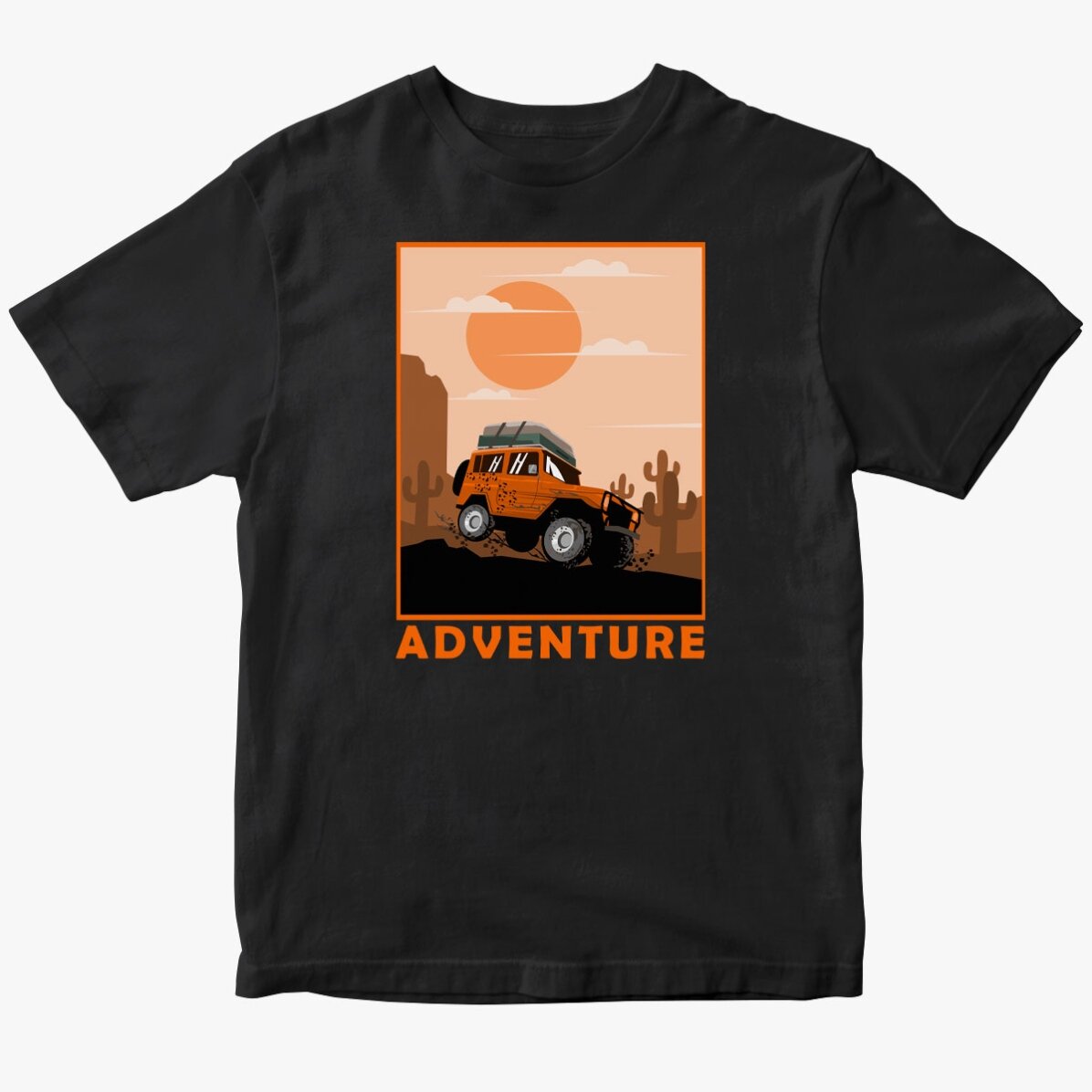 Maglietta in cotone personalizzata per bambini - Adventure