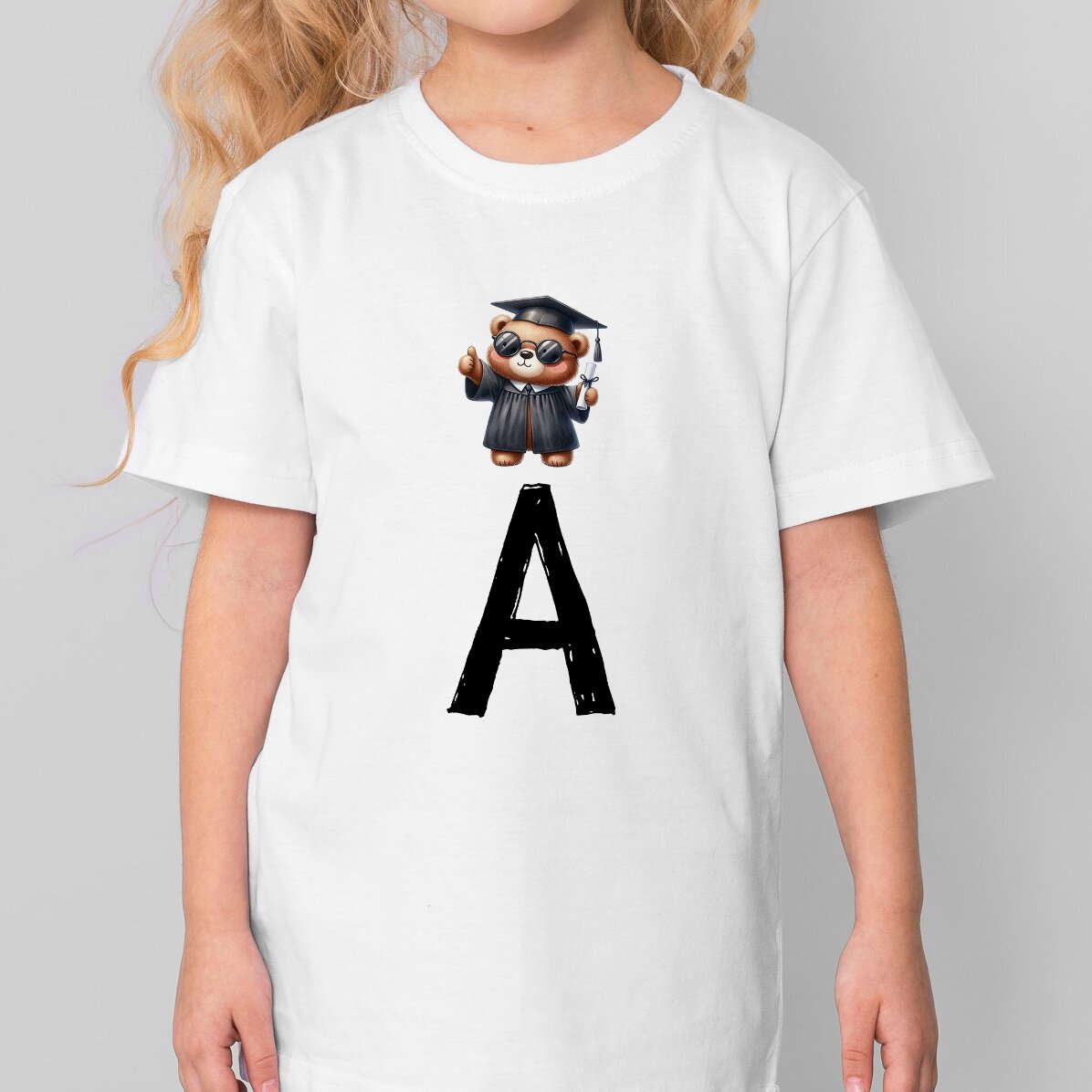 Maglietta in cotone per bambini personalizzata con l
