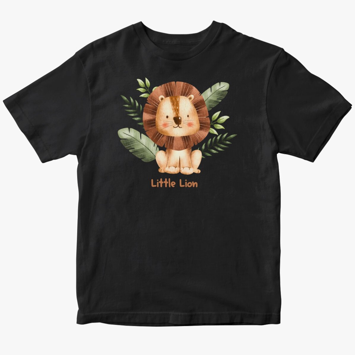 Maglietta in cotone personalizzata per bambini - Little Lion