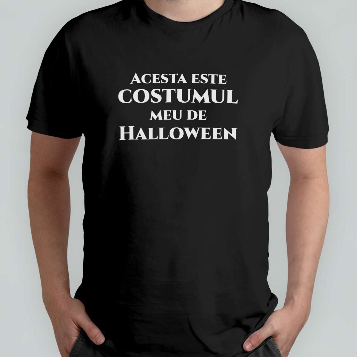 Maglietta in cotone personalizzata con scritta - Halloween