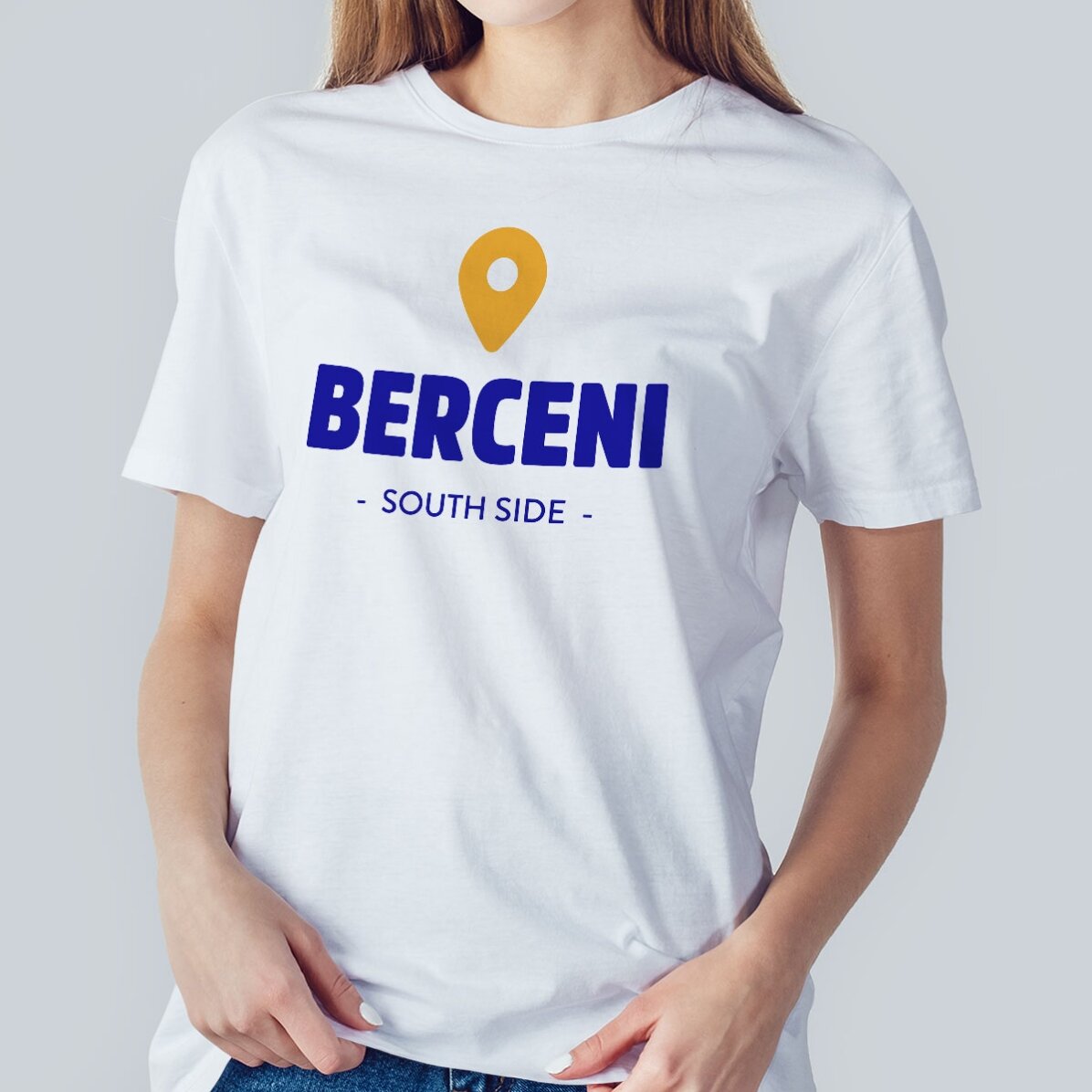Maglietta in cotone personalizzata con il nome del tuo quartiere