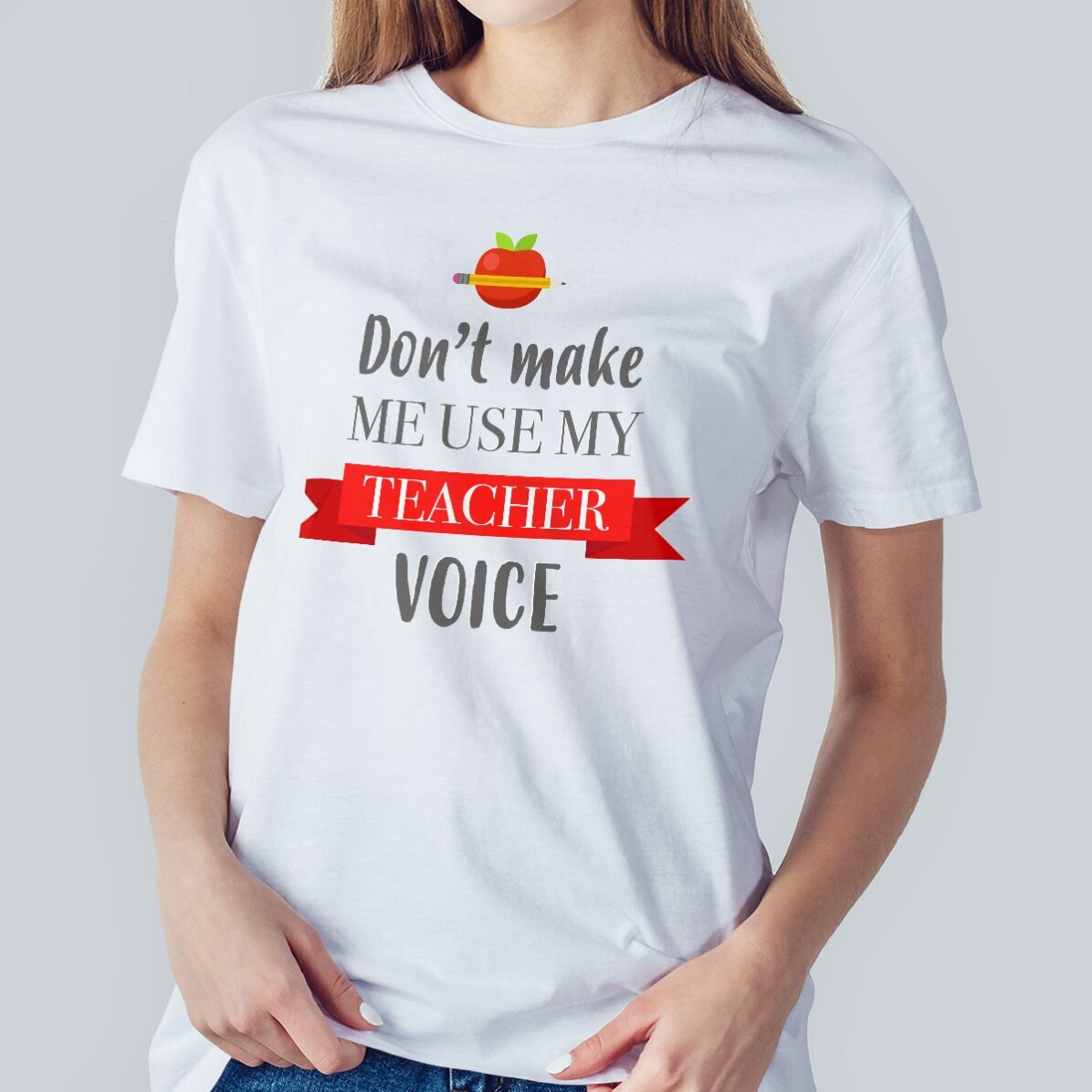 Custom cotton T-shirt with text - Don