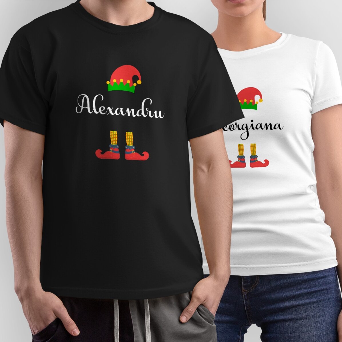 Maglietta in cotone personalizzata con scritta - L