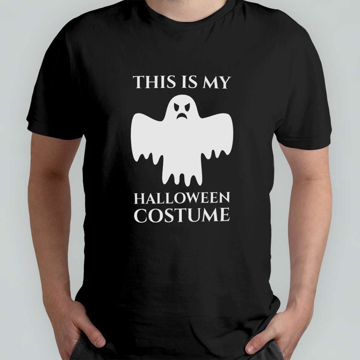 Maglietta in cotone personalizzata con scritta - Halloween