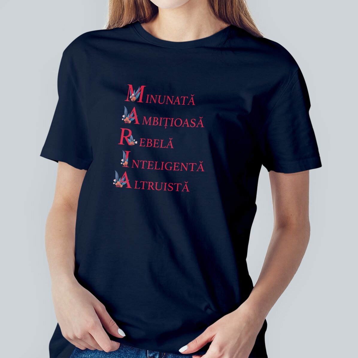 Maglietta in cotone personalizzata con scritta - Maria