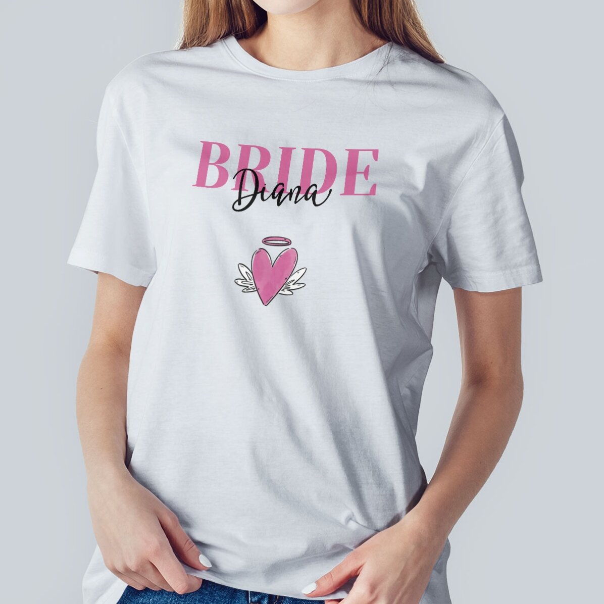 Maglietta in cotone personalizzata con scritta - Matrimonio