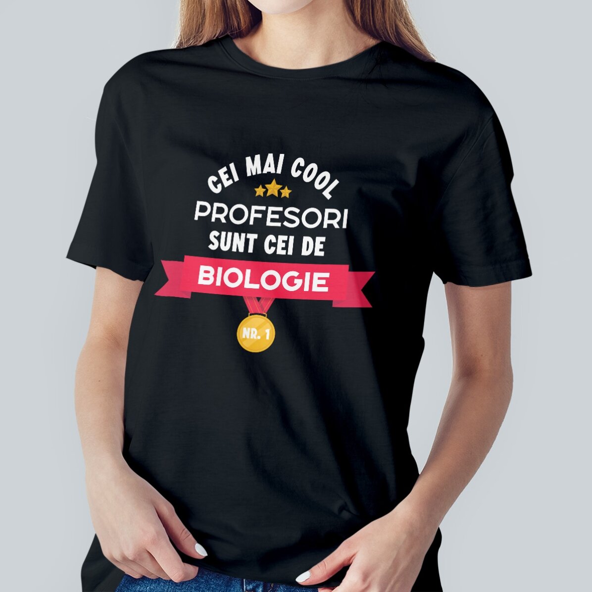 Maglietta in cotone personalizzata con scritta - Insegnanti cool