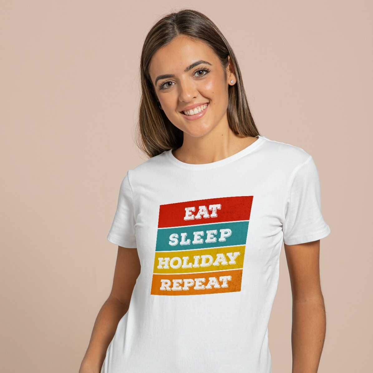 Personalised T-shirt with text - Eat. Sleep...