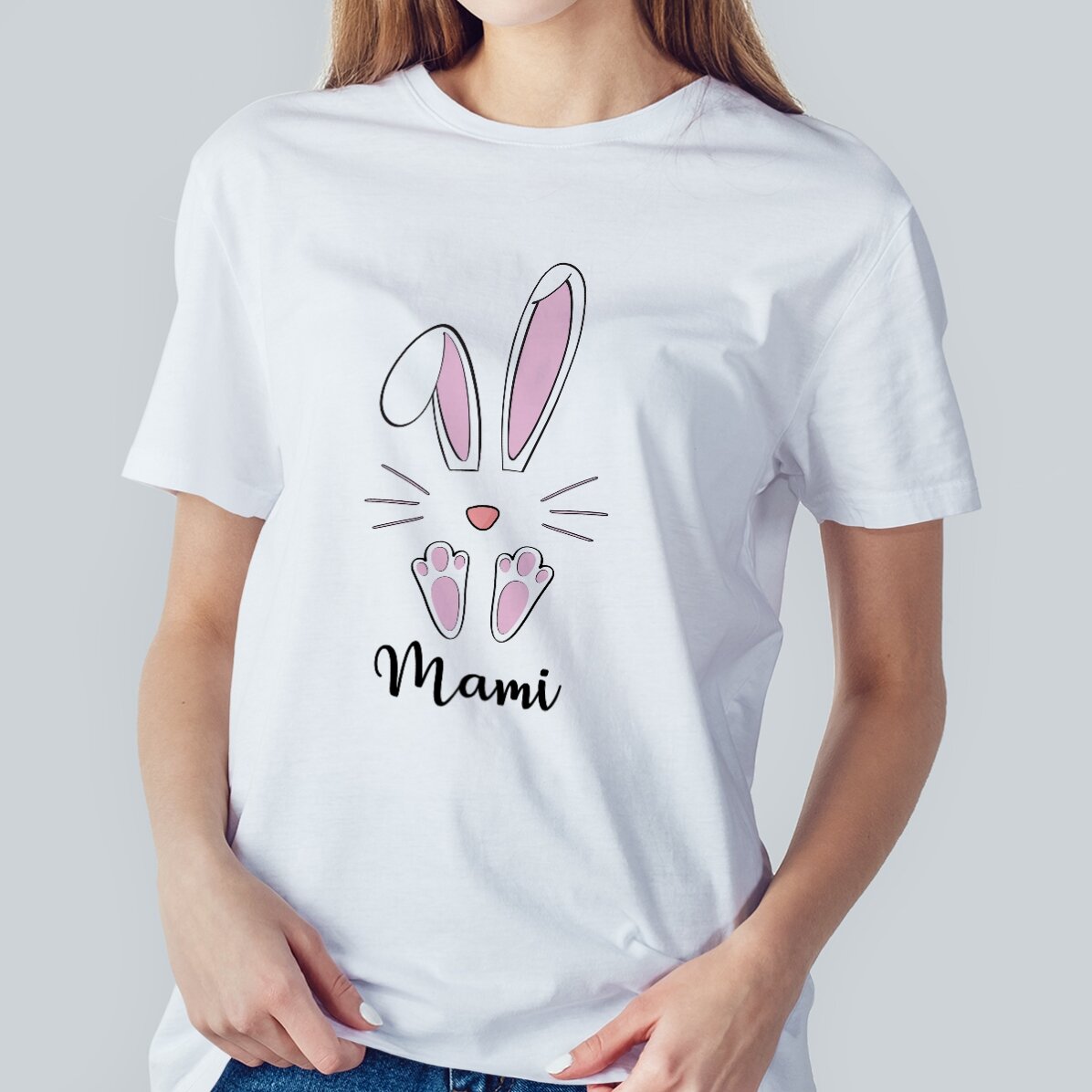 Maglietta personalizzata con scritta - Coniglietto
