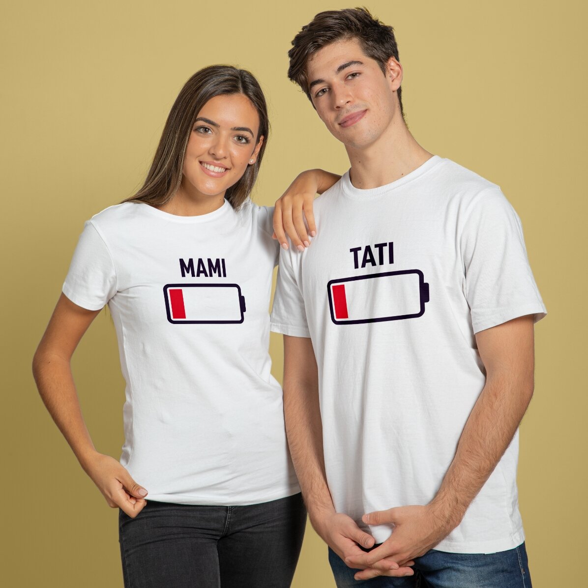 Maglietta personalizzata con scritta - Low battery