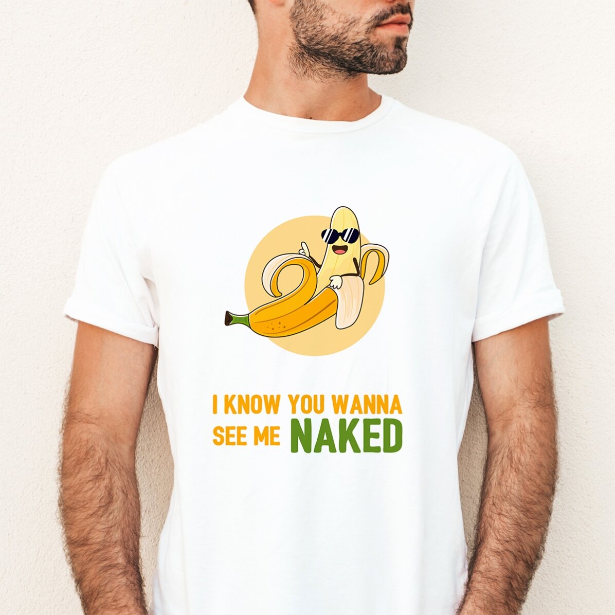 Maglietta personalizzata con scritta - Naked Banana