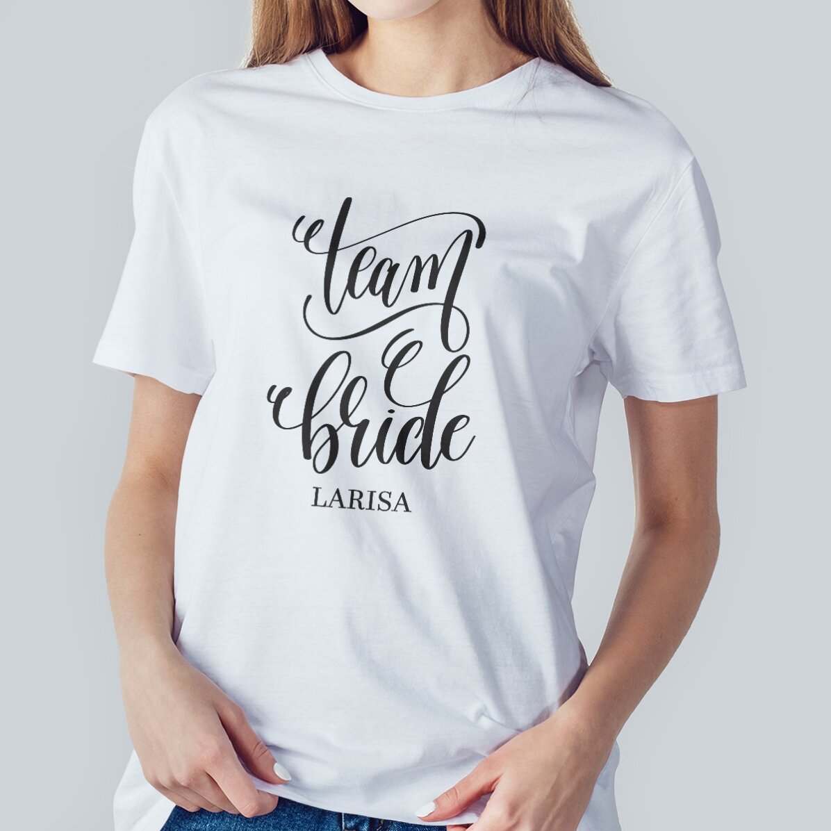 Maglietta personalizzata con scritta per le future spose - Team Bride