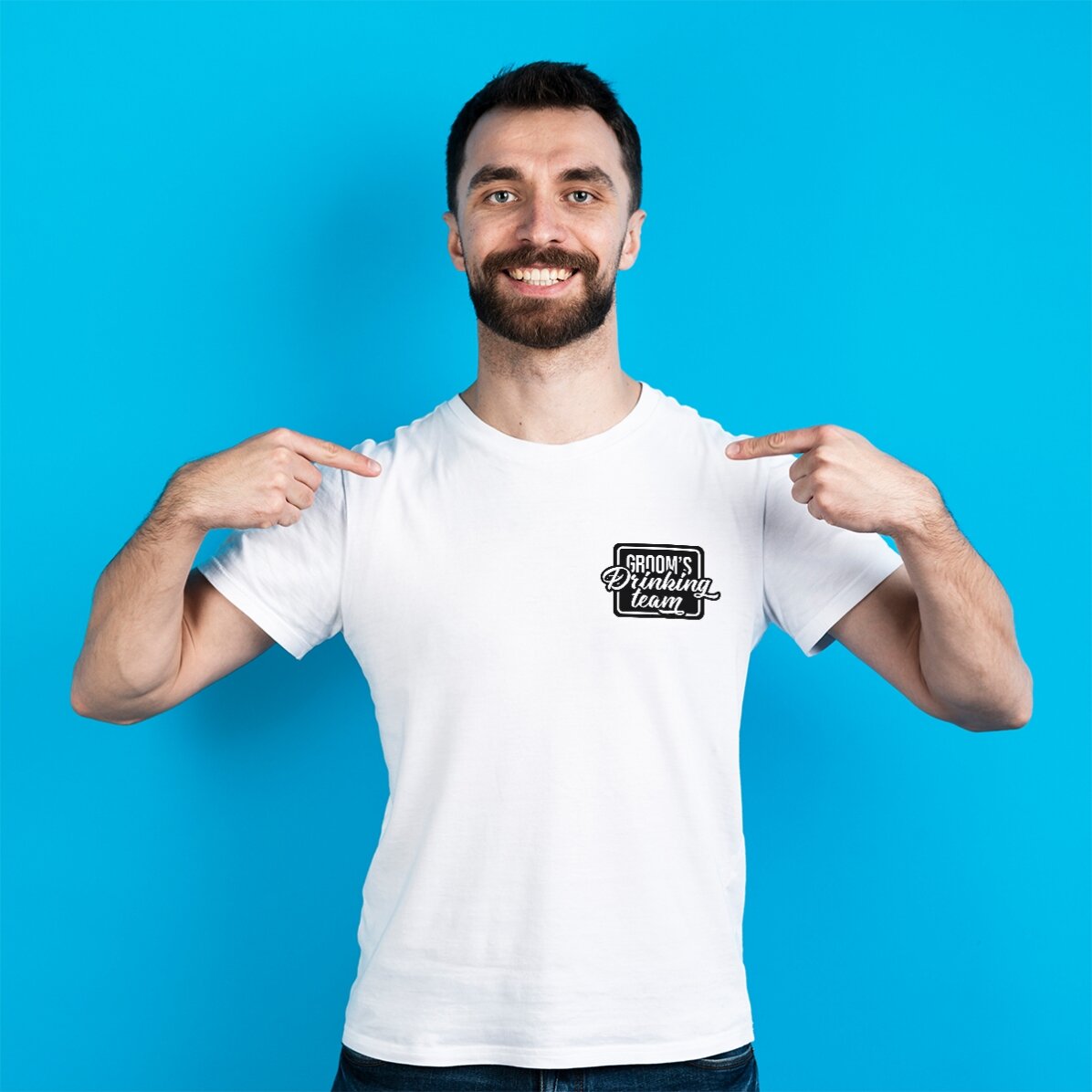 Maglietta in cotone personalizzata con scritta per l