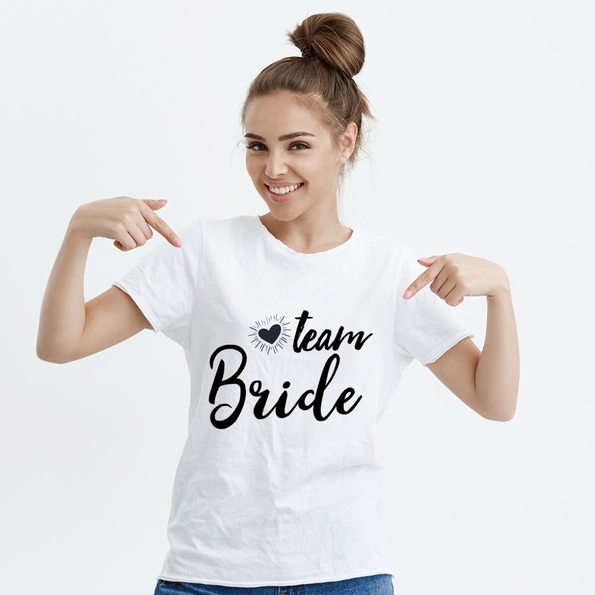 Maglietta personalizzata con scritta - Team Bride