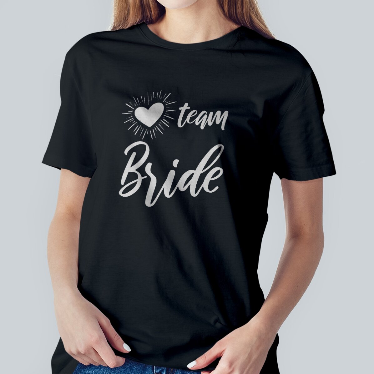 Maglietta personalizzata con scritta - Team Bride