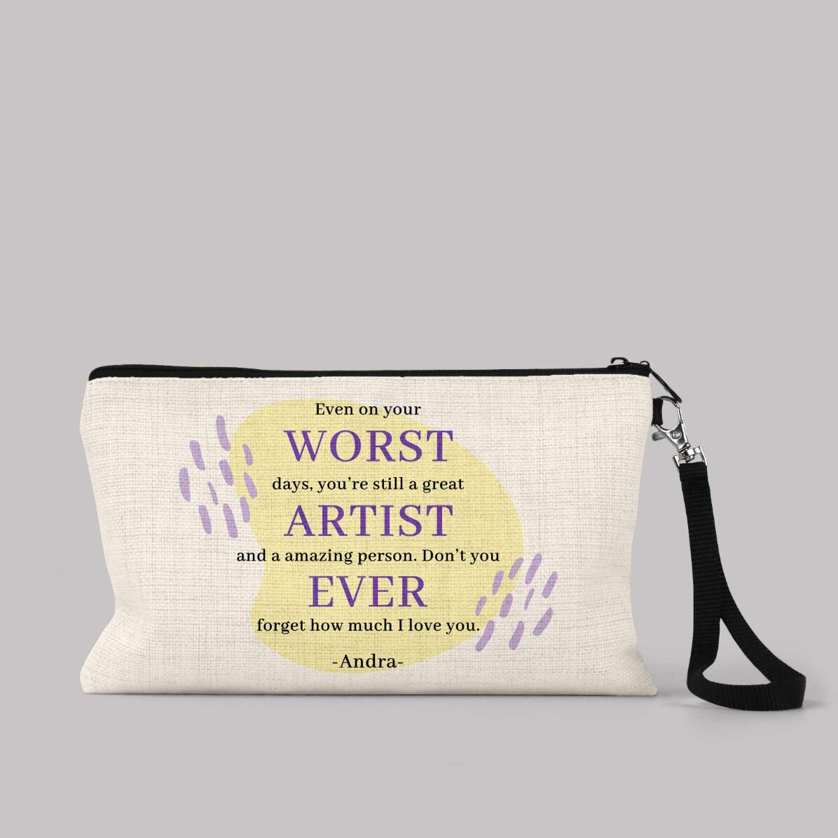 Set di accessori personalizzato con scritta - Artist