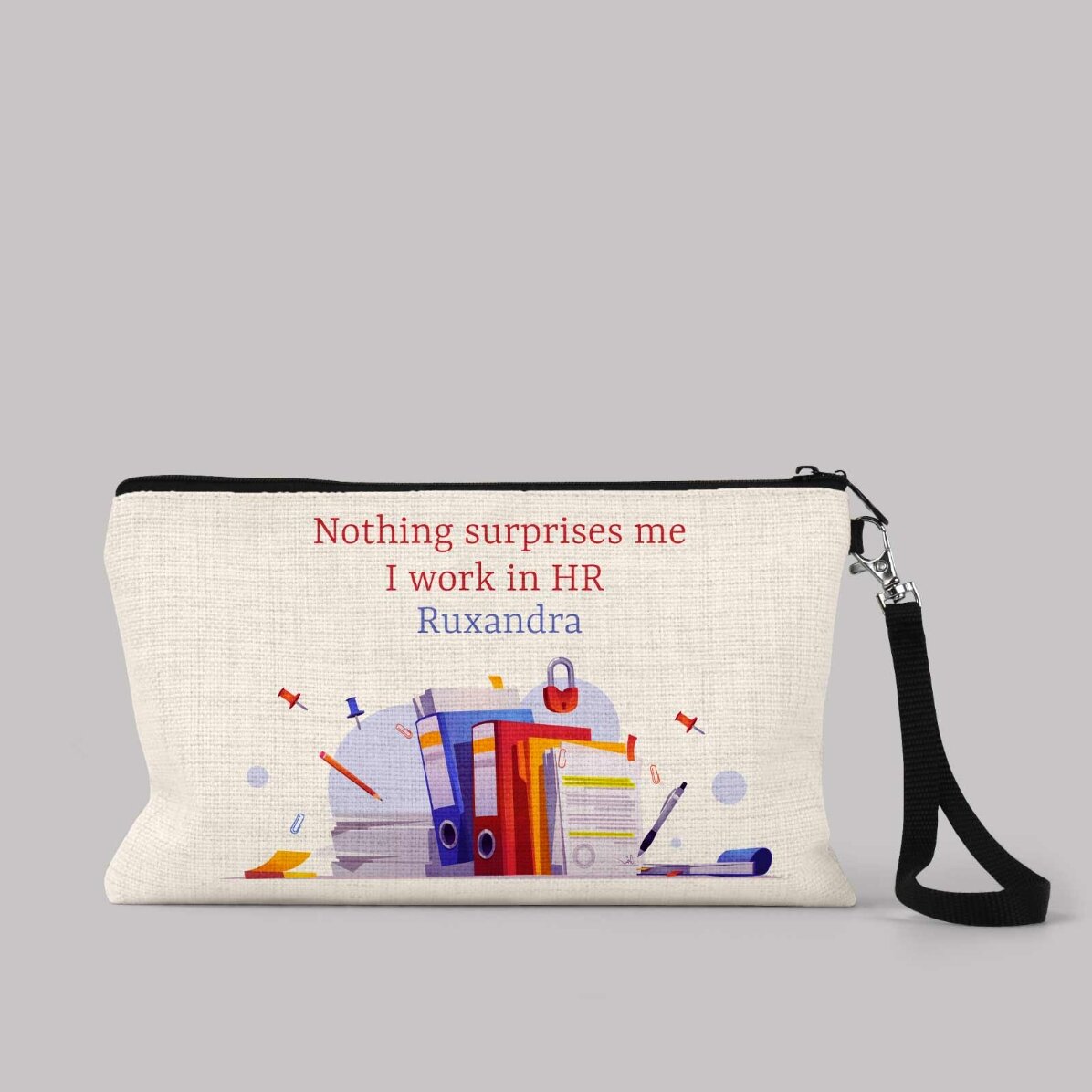 Set di accessori personalizzato con scritta - HR