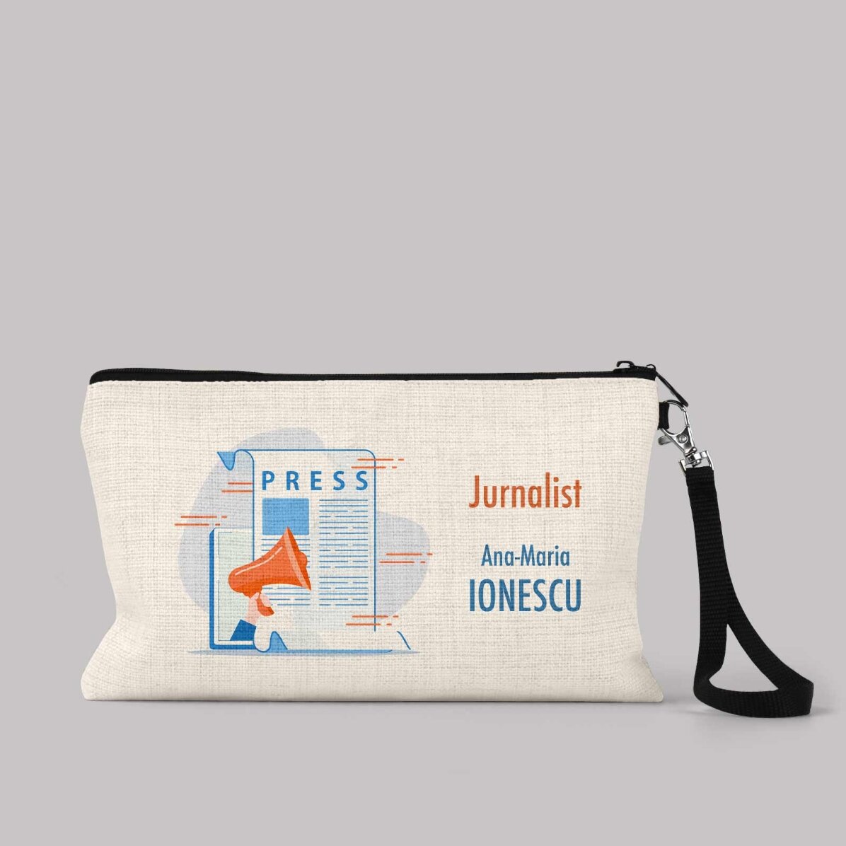 Set di accessori personalizzato con scritta per giornalisti