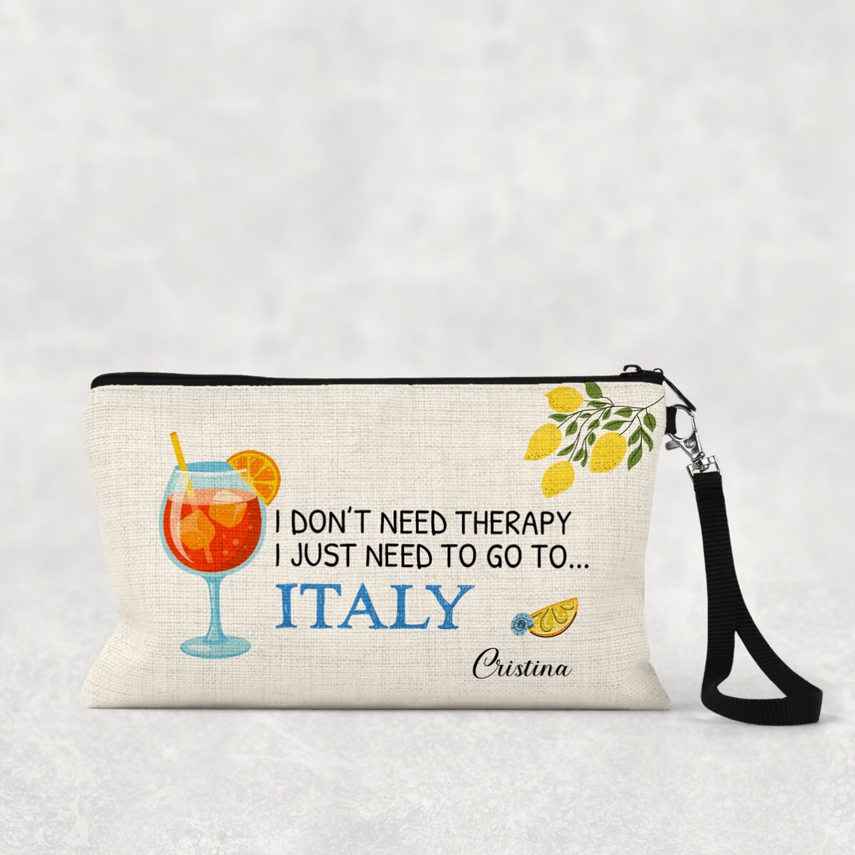 Kit trucco personalizzato con scritta - Italia