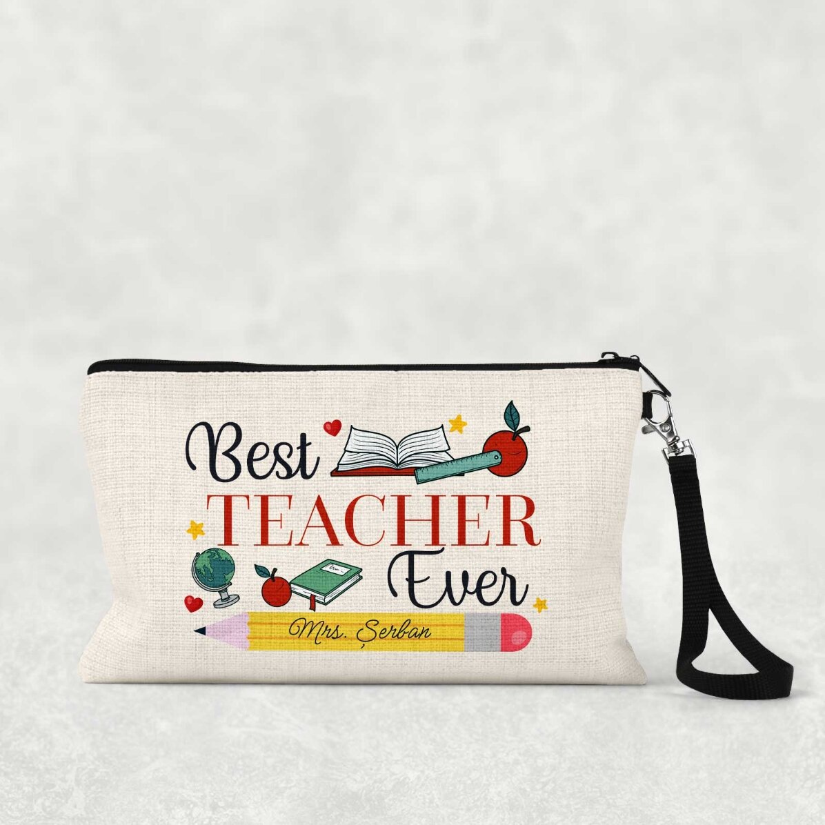 Kit per insegnanti personalizzato con la scritta "Best Teacher Ever"