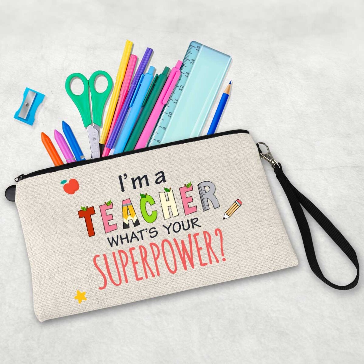Kit per insegnanti personalizzato con testo - Superpower