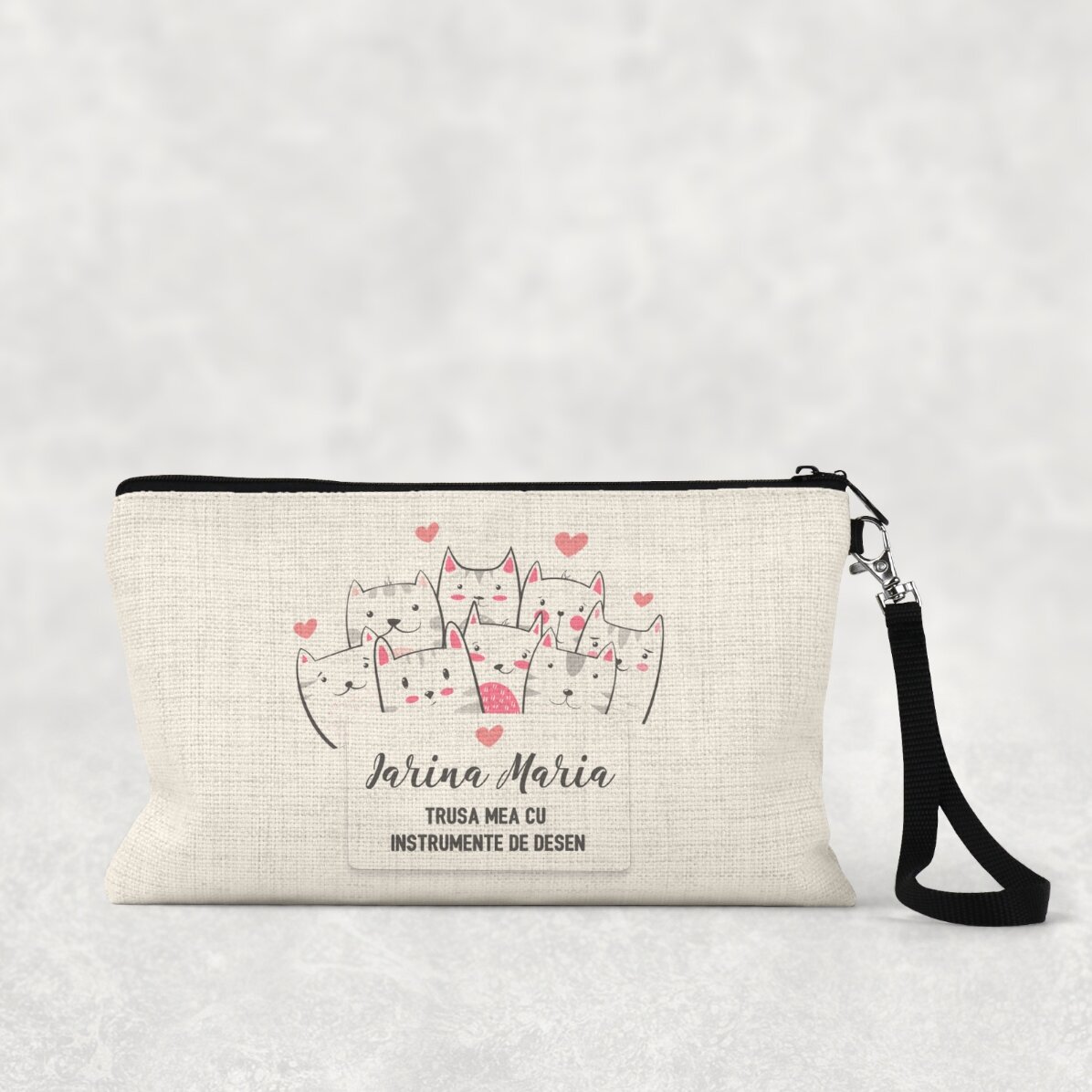 Kit per la scuola personalizzato con scritta - Kitty