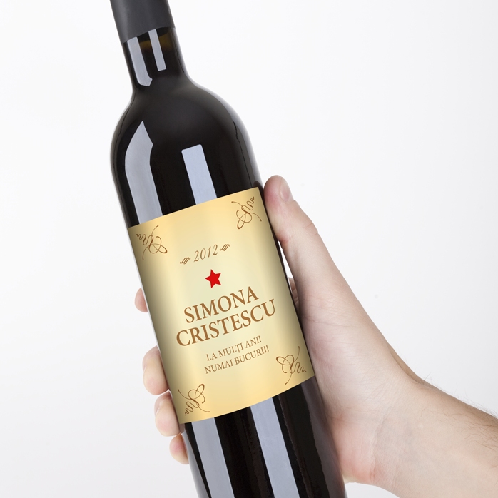 Vino personalizzato - Classic Birthday