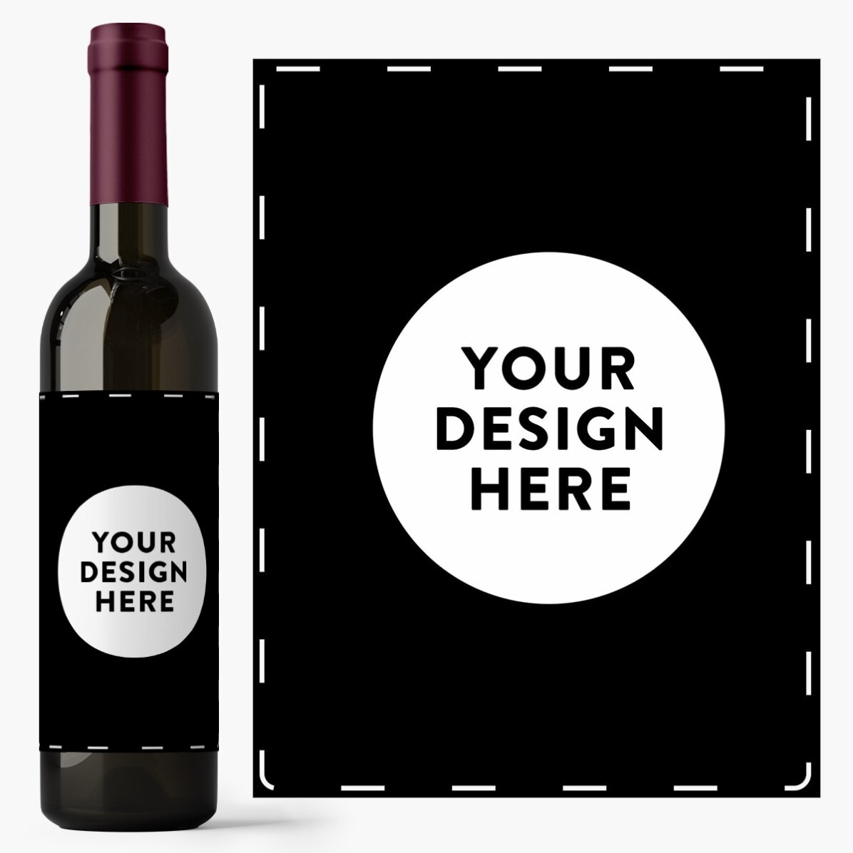 Vino personalizzato con la tua grafica