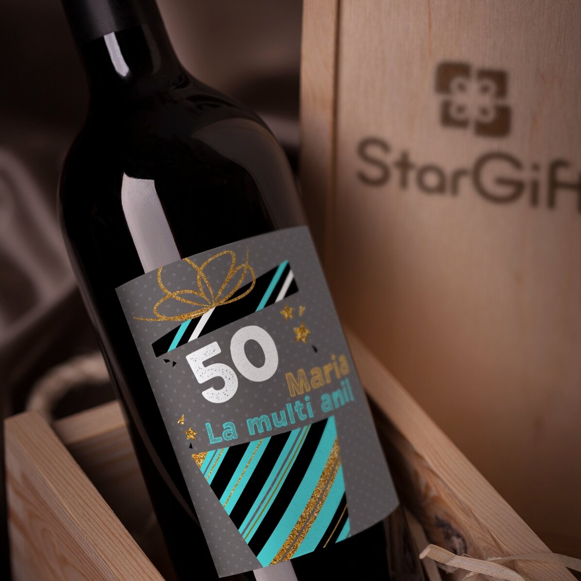 Vino personalizzato con messaggio - Regalo di compleanno