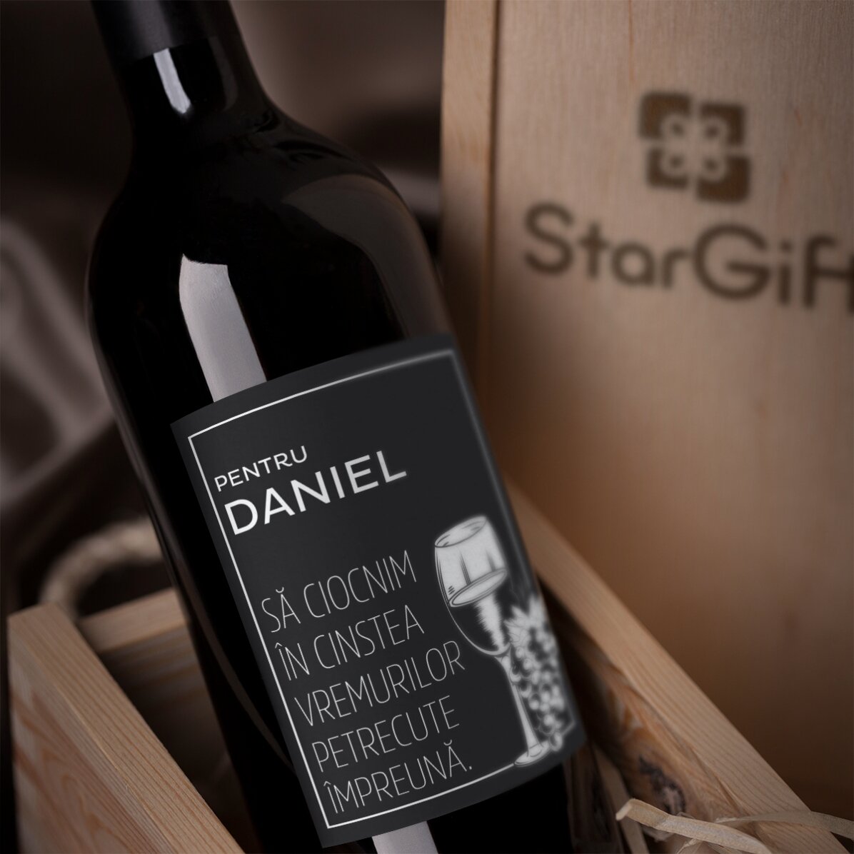 Vino personalizzato con messaggio - Arrivederci