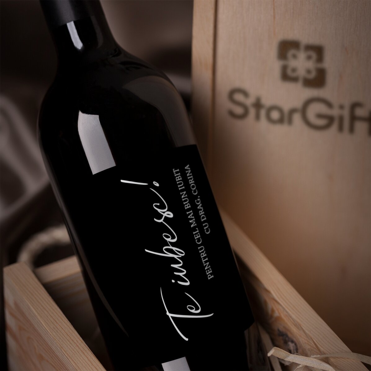 Vino personalizzato con messaggio - Grazie!
